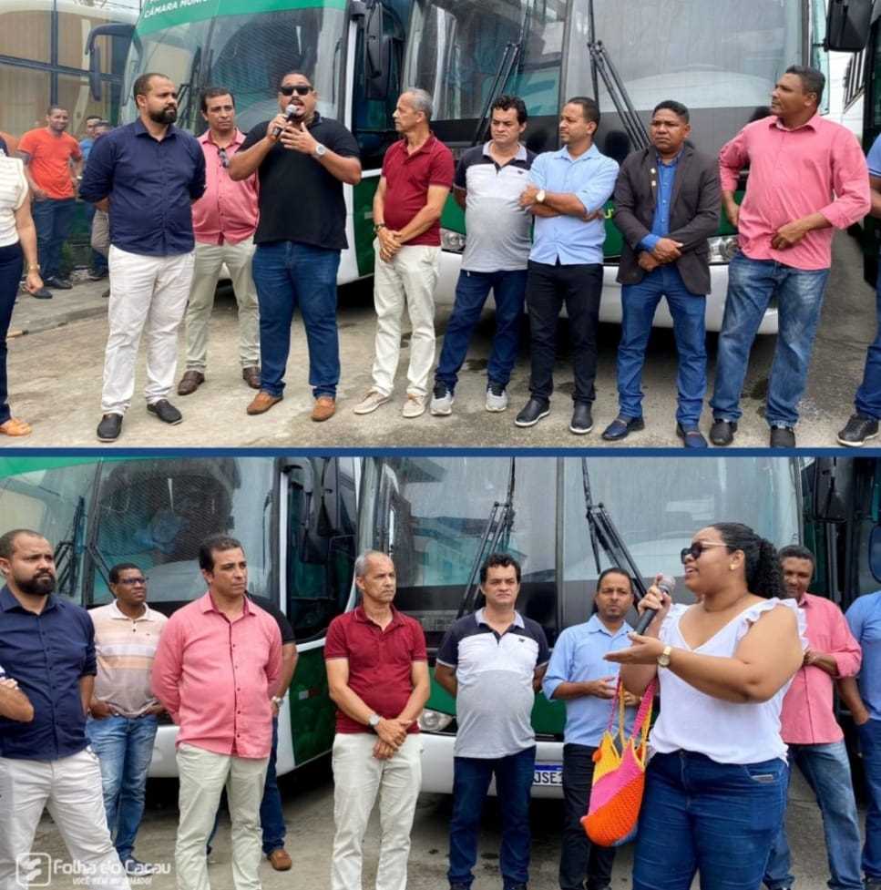 *Camacã: Câmara de Vereadores e Prefeitura realizam sonho e presenteiam os universitários com três ônibus.*
